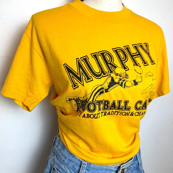 Vintage 90s Football Local Champs T-shirt- XS - Picture 1 of 11